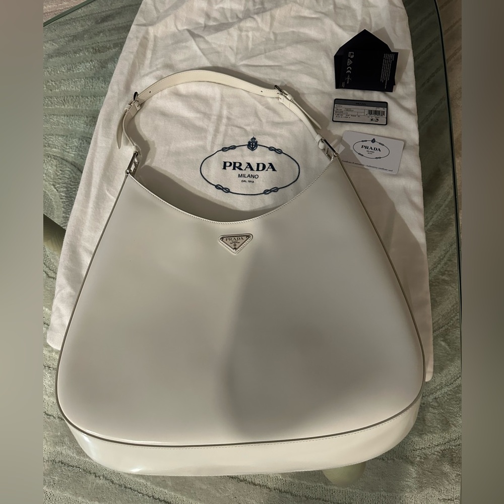 PRADA large cleo shoulder bag NWT